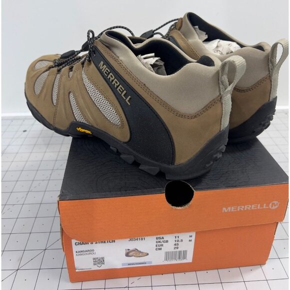 Merrell Men's Chameleon 8 Stretch Sz. 11 US Hiking Shoes Kangaroo J034181 NEW - Picture 6 of 9